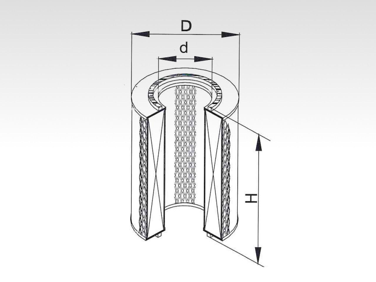 Воздушный фильтр фильтр NEVSKY FILTER NF5560
