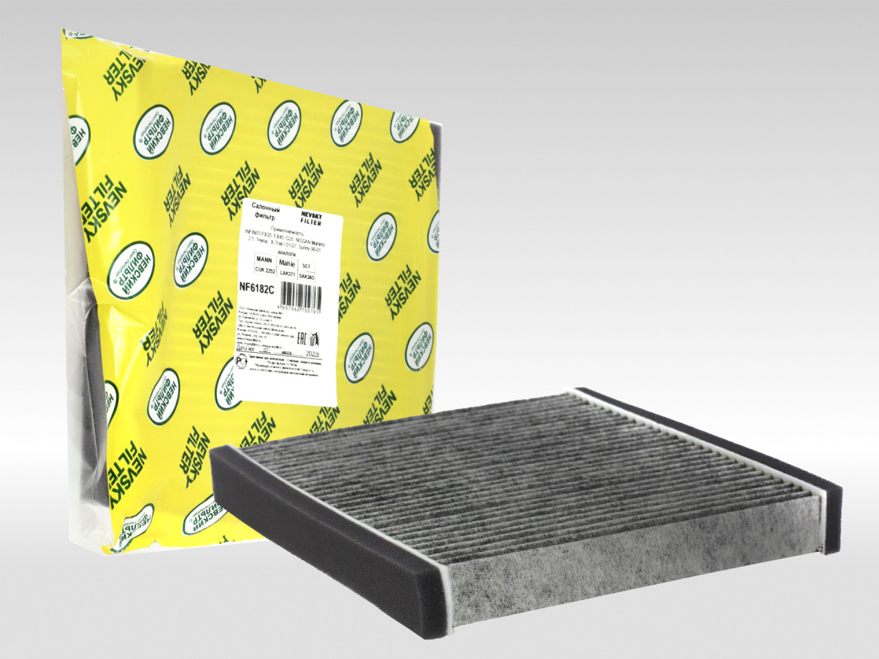 Салонный фильтр фильтр NEVSKY FILTER NF6182C