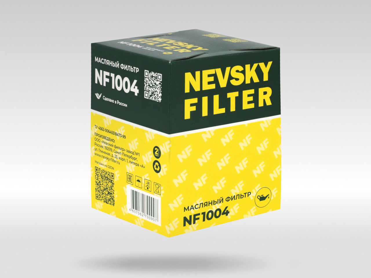 Масляный фильтр фильтр NEVSKY FILTER NF1004